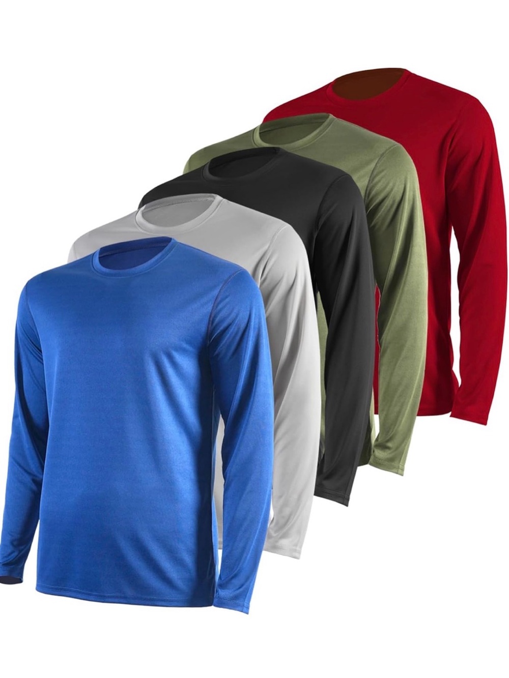 Running Quick Dry Wicking Long Sleeve 5 Shirt Bundle NWT